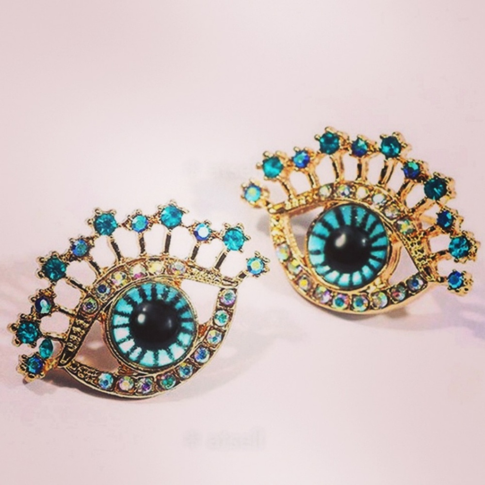 All seeing eye earrings